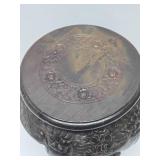 Vintage Carved Wood Oriental Pedestal Stand