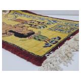 Small Vintage Rug w/Egyptian Motif