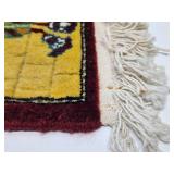 Small Vintage Rug w/Egyptian Motif