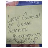 Large Lot of Vintage & Antique Magazine Advertisements