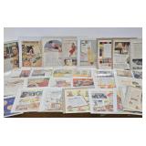 Large Lot of Vintage & Antique Magazine Advertisements