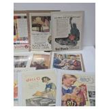 Large Lot of Vintage & Antique Magazine Advertisements