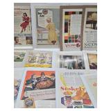 Large Lot of Vintage & Antique Magazine Advertisements