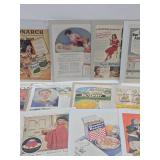 Large Lot of Vintage & Antique Magazine Advertisements