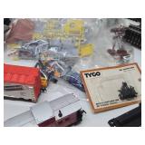 Large Lot of HO Train Cars & Accessories