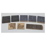 Nice Group of Vintage Window Number Tacks Markers etc