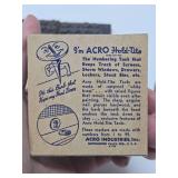 Nice Group of Vintage Window Number Tacks Markers etc