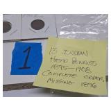 Group of 13 US Indian Heads Pennies #1