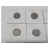 Group of 13 US Indian Heads Pennies #1