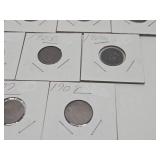 Group of 13 US Indian Heads Pennies #1