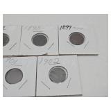 Group of 13 US Indian Heads Pennies #2