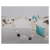 Nice Collection of Sterling Silver & Freshwater Pearl Jewelry