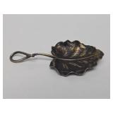 Large Signed Vintage Sterling Silver Leaf Spoon by George W. Shiebler & Co