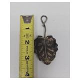 Large Signed Vintage Sterling Silver Leaf Spoon by George W. Shiebler & Co