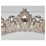 Good Quality Vintage Blue Rhinestone Tiara