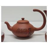 Very Nice Vintage Chinese Yizing Zisha Tea Service Set