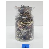 Large Vase Full of Assorted Costume Jewelry #1