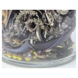 Large Vase Full of Assorted Costume Jewelry #1