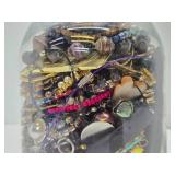 Large Vase Full of Assorted Costume Jewelry #1