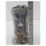 Large Vase Full of Assorted Costume Jewelry #2