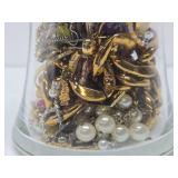 Large Vase Full of Assorted Costume Jewelry #2