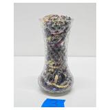Large Vase Full of Assorted Costume Jewelry #3