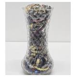 Large Vase Full of Assorted Costume Jewelry #3
