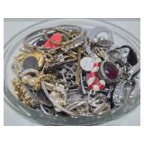 Large Vase Full of Assorted Costume Jewelry #3