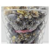 Large Vase Full of Assorted Costume Jewelry #3