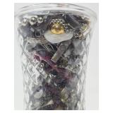 Large Vase Full of Assorted Costume Jewelry #3