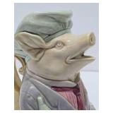 Vintage "Sigma the Tastesetter" Ceramic Pig Pitcher