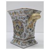 Nice Signed Vintage Handpainted Oriental Vase