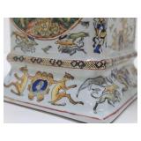 Nice Signed Vintage Handpainted Oriental Vase