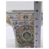 Nice Signed Vintage Handpainted Oriental Vase