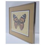 Very Nice Original Batik Butterfly Painting by MN Artist Carolyn Ter Eick