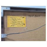 Very Nice Original Batik Butterfly Painting by MN Artist Carolyn Ter Eick