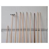Nice Set of Wooden Pool Cues