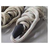 Group of Large Heavy Duty Tow Nautical Ropes