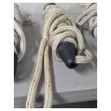 Group of Large Heavy Duty Tow Nautical Ropes