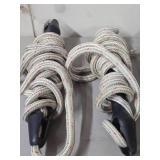 Group of Large Heavy Duty Tow Nautical Ropes