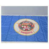 Excellent Condition MINNESOTA State Flag - 58" x 35"