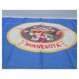 Excellent Condition MINNESOTA State Flag - 58" x 35"