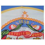 Excellent Condition MINNESOTA State Flag - 58" x 35"