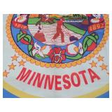 Excellent Condition MINNESOTA State Flag - 58" x 35"