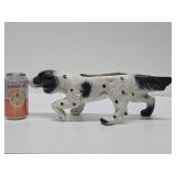 Large 16" Mid Century Ceramic Pointer Dog Planter