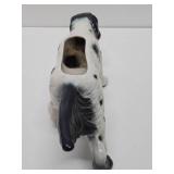 Large 16" Mid Century Ceramic Pointer Dog Planter