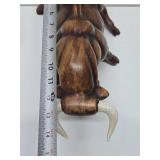 Very Cool Larger Size Mid Century Ceramic Bull & Matador Figurines