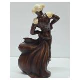 Very Cool Larger Size Mid Century Ceramic Bull & Matador Figurines