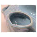 Great Looking Mid Century McCoy Blue Art Pottery Planter