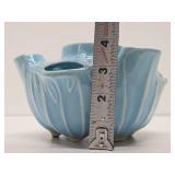 Great Looking Mid Century McCoy Blue Art Pottery Planter